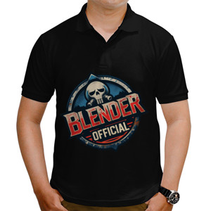 Kaos Polo polo shirt blender