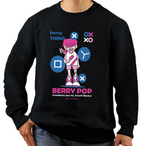 Jaket Sweater QNU BERRY POP