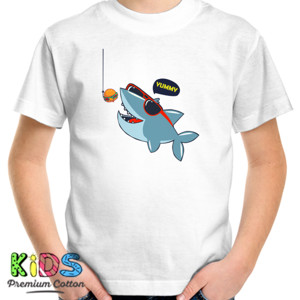 Kaos Hiu Pecinta Burger