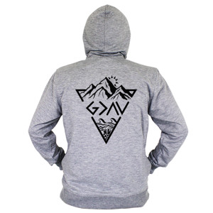 Hoodie Zipper G>^v (black)