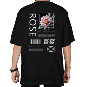 Kaos Oversize Rose