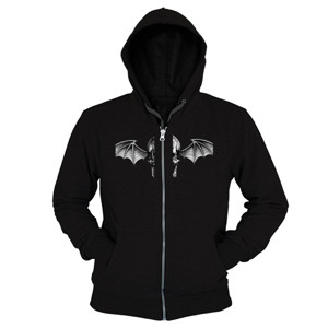 Hoodie Zipper Deathbat Keren A7X Avenged Sevenfold