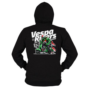 Hoodie Zipper Vespa Mania