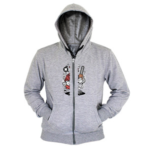 Hoodie Zipper Bird Lumberjack