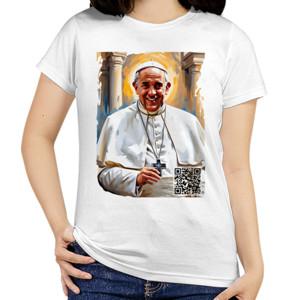 Kaos Wanita POPE FRANCIS 003
