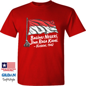 Kaos BAGIMU NEGERI, JIWA RAGA KAMI - 006