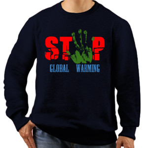 Jaket Sweater STOP GLOBAL WARMING