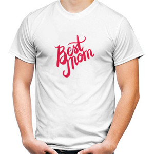 Kaos Best Mom Hand Lettering