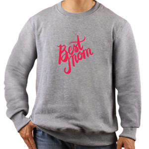 Jaket Sweater Best Mom Hand Lettering