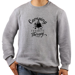 Jaket Sweater Camping is my favorite therapy