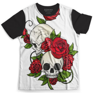 Kaos Fullprint RedMango Fullprint Skulls & Roses