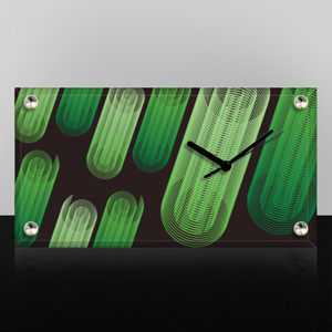 Jam Meja Kertas Line Art (Line Art Paper)