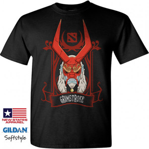 Kaos Kaos Dota 2 Grimstroke Tee (Black Tshirt)