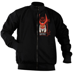 Jaket Bomber Kaos Dota 2 Grimstroke Tee (Black Tshirt)