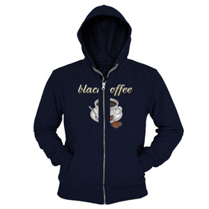 Hoodie Zipper coffee