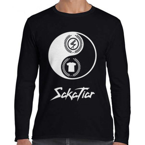 Kaos Sakatiar Logo Yin-Yang Funny