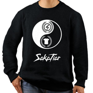 Jaket Sweater Sakatiar Logo Yin-Yang Funny