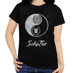 Kaos Sakatiar Logo Yin-Yang Funny