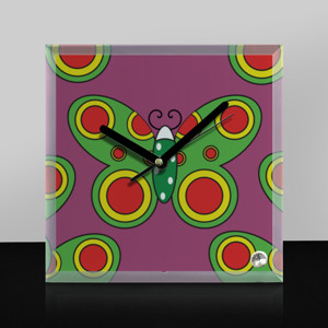 Jam Meja Kupu-Kupu (Butterfly)