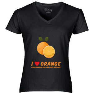 Kaos I Love Orange