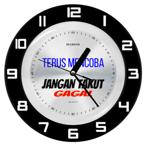 Jam Dinding TERUS MENCOBA