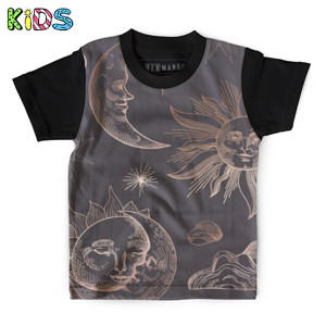 Kaos Anak Full-Print Baju Kaos Anak Starry night sky