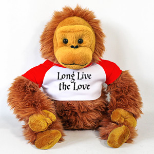 Boneka Orang Utan Long live the love