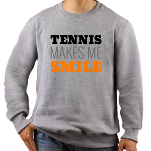 Jaket Sweater Tennis makes me smile