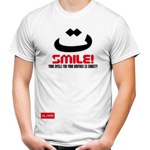 Kaos Smile is charity [Senyum adalah sedekah]