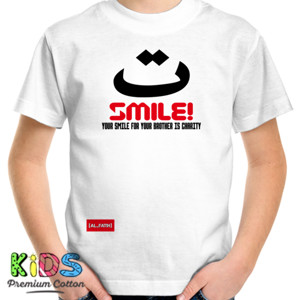 Kaos Smile is charity [Senyum adalah sedekah]