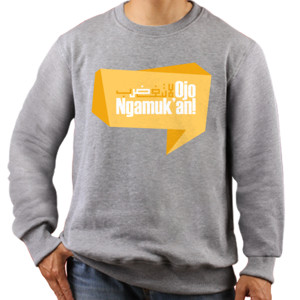 Jaket Sweater Ojo Ngamukan Warna Terang