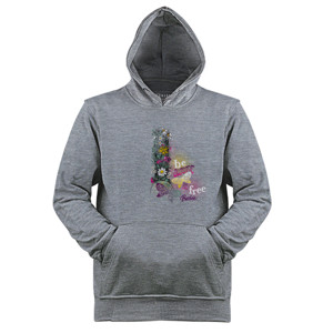 Jaket Hoodie Be Free Barbie