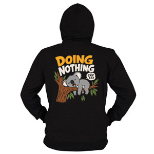 Hoodie Zipper Kaos Koala Lucu