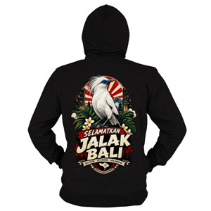 Hoodie Zipper JAAK BALI CONSERVATION