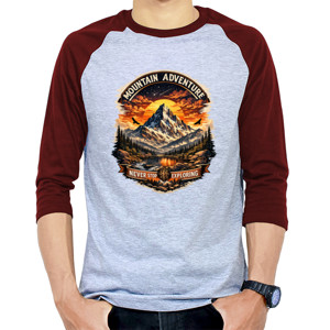 Kaos Raglan Mountain Adventure – Never Stop Exploring