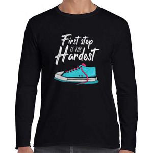 Kaos Tipografi FIrst Step