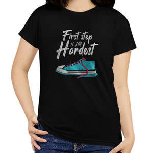 Kaos Tipografi FIrst Step