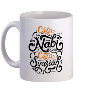 Mug Mug Cinta Nabi Cinta Syariah Mug