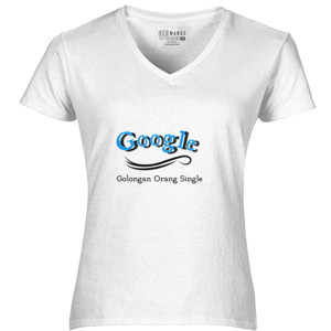 Kaos Tshirt Google ( Golonga orang Single ) 