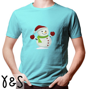 Kaos natal snowman