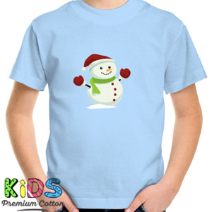 Kaos natal snowman