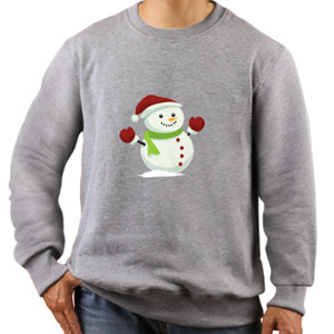 Jaket Sweater natal snowman
