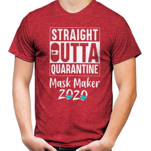 Kaos Straight Outta Quarantine Mask Maker 2020 - 2
