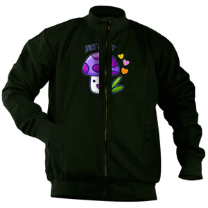 Jaket Bomber Just Smile