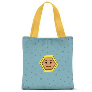 Tas Tote Fullprint 6 Moods Kiiro - Tas tote Full Print