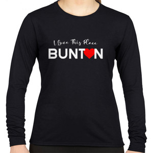 Kaos I Love This Place Bunton - Navy