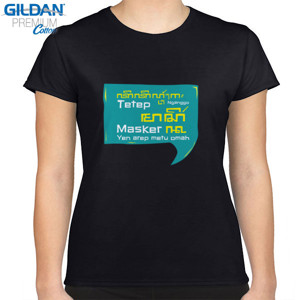 Kaos Tetap Pakai Masker