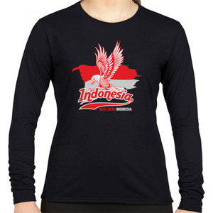 Kaos Kaos Merah Putih Burung Garuda v.3 Black