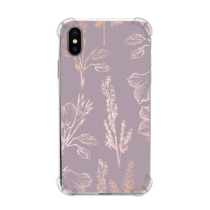 Purple Floral Pattern Casing HP