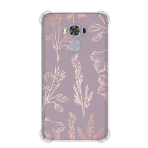 Casing HP Purple Floral Pattern
